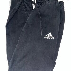 Adidas Kids Black Sweatpants with Logo